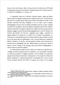 Recensione Centres-Peripheries 2025_V2